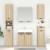 Dulap de Baie Stejar Sonoma 64,5 x 33,5 x 59 cm Lemn compozit GartenMobel Dekor