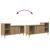 Cabinet TV Stejar Artizanal 100 x 35 x 55 cm Lemn compozit GartenMobel Dekor