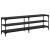 Cabinet TV Stejar Negru 160 x 30 x 50 cm GartenMobel Dekor