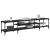 Cabinet TV Stejar Negru 201 x 35 x 45 cm GartenMobel Dekor