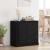 Bufet Stejar Negru 70 x 35,5 x 67,5 cm Lemn compozit GartenMobel Dekor