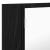 Dulap cu oglindă pentru baie Stejar Negru 80 x 12 x 45 cm GartenMobel Dekor