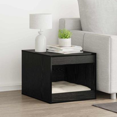 Cutie pentru litiera pisici Stejar Negru 47 x 59 x 42 cm GartenMobel Dekor