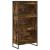 Dulap pentru cărți Stejar fumuriu 80 x 30 x 155 cm GartenMobel Dekor