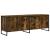 Cabinet TV Stejar fumuriu 140 x 36 x 49.5 cm Lemn compozit GartenMobel Dekor