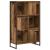 Dulap pentru cărți Lemn Vechi 68 x 30 x 108.5 cm Lemn compozit GartenMobel Dekor
