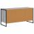 Cabinet TV Gri Sonoma 100 x 36 x 49,5 cm Lemn compozit GartenMobel Dekor