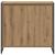 Dulap lateral Stejar artizanal 79 x 36 x 75 cm Lemn compozit GartenMobel Dekor