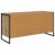 Cabinet TV Stejar artizanal 100 x 36 x 49.5 cm Lemn compozit GartenMobel Dekor
