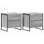 Noptieră 2 pcs Gri Sonoma 50 x 39.5 x 50 cm Lemn compozit GartenMobel Dekor