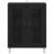 Bufet Stejar Negru 69,5 x 34 x 90 cm Lemn compozit GartenMobel Dekor
