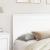 Tăblie cap cu headboard Alb 200 cm Lemn compozit GartenMobel Dekor