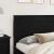 Tăblie cap cu headboard Stejar Negru 200 cm Lemn compozit GartenMobel Dekor
