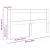 Tăblie cap cu headboard Stejar Negru 200 cm Lemn compozit GartenMobel Dekor