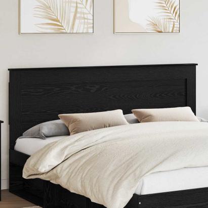 Tăblie cap cu headboard Stejar Negru 200 cm Lemn compozit GartenMobel Dekor