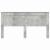 Tăblie cap cu headboard Gri din beton 200 cm Lemn compozit GartenMobel Dekor