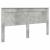 Tăblie cap cu headboard Gri din beton 200 cm Lemn compozit GartenMobel Dekor