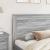 Tăblie cap cu headboard Gri Sonoma 200 cm Lemn compozit GartenMobel Dekor