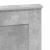 Tăblie cap cu headboard Gri din beton 150 cm Lemn compozit GartenMobel Dekor