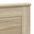 Tăblie cap cu headboard Gri din beton 140 cm Lemn compozit GartenMobel Dekor