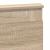 Tăblie cap cu headboard Gri din beton 140 cm Lemn compozit GartenMobel Dekor