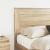 Tăblie cap cu headboard Gri din beton 140 cm Lemn compozit GartenMobel Dekor