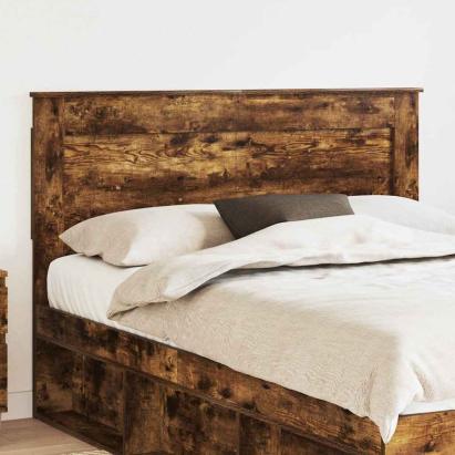 Tăblie cap cu headboard Gri Sonoma 140 cm Lemn compozit GartenMobel Dekor