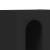 Noptieră 2 pcs Negru 40 x 35 x 50 cm Lemn compozit GartenMobel Dekor