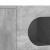 Cabinet TV Gri din beton 100 x 35 x 40 cm Lemn compozit GartenMobel Dekor