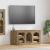 Cabinet TV Stejar Artizanal 80 x 35 x 40 cm Lemn compozit GartenMobel Dekor
