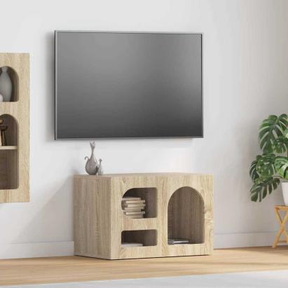 Cabinet TV Stejar Sonoma 60 x 35 x 40 cm Lemn compozit GartenMobel Dekor