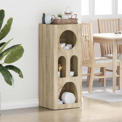 Bufet Stejar Sonoma 40 x 35 x 100,5 cm Lemn compozit GartenMobel Dekor