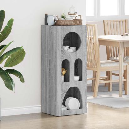 Bufet Gri Sonoma 40 x 35 x 100.5 cm Lemn compozit GartenMobel Dekor