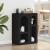 Bufet Negru 59 x 35 x 80.5 cm Lemn compozit GartenMobel Dekor