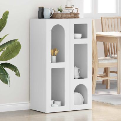 Bufet Alb 59 x 35 x 100,5 cm Lemn compozit GartenMobel Dekor