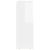 Bufet Alb lucios 59 x 35 x 100,5 cm Lemn compozit GartenMobel Dekor