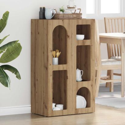 Bufet Stejar Artizanal 59 x 35 x 100,5 cm Lemn compozit GartenMobel Dekor