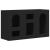 Bufet Negru 100 x 35 x 59 cm Lemn compozit GartenMobel Dekor