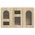 Bufet Stejar Sonoma 100 x 35 x 59 cm Lemn compozit GartenMobel Dekor