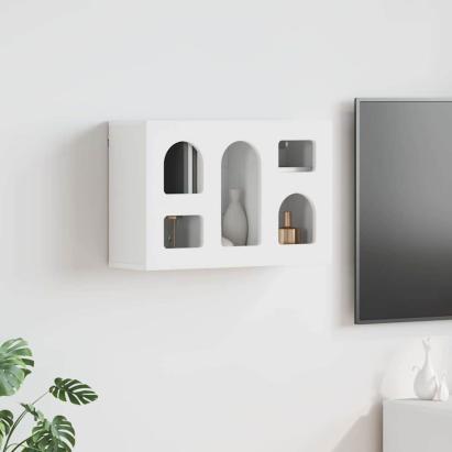 Dulap suspendat cu raft Alb 60 x 20 x 40 cm Lemn compozit GartenMobel Dekor