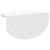 Raft de perete Pe perete Alb 38 x 19 x 19 cm Lemn compozit GartenMobel Dekor
