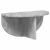 Raft de perete Pe perete 2 pcs Gri din beton 38 x 19 x 19 cm GartenMobel Dekor