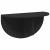 Raft de perete 2 pcs Negru 38 x 19 x 19 cm Lemn compozit GartenMobel Dekor
