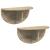 Raft de perete Pe perete 2 pcs Stejar Sonoma 38 x 19 x 19 cm GartenMobel Dekor