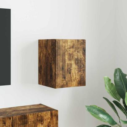 Dulap TV de perete Stejar fumuriu 30 x 31 x 40 cm Lemn compozit GartenMobel Dekor