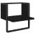 Raft de perete Stejar Negru 30 x 25 x 30 cm Lemn compozit GartenMobel Dekor