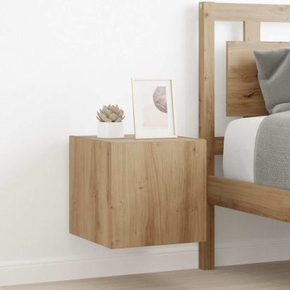 Dulap TV de perete Pe perete Stejar artizanal 30,5 x 35 x 30 cm GartenMobel Dekor