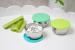 SET 3 RECIPIENTE MINI INOX CU CAPAC SILICON, MELII, BLEU MINT LIME SuperHeroes ToysZone