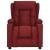 Fotoliu de masaj cu ridicare, roșu vin, material textil GartenMobel Dekor