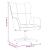 Scaun de relaxare, roz, catifea GartenMobel Dekor